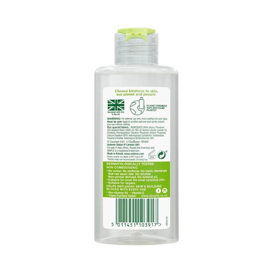 Simple Kind To Skin Eye Makeup Remover 125ml
