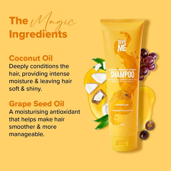 Give Me Papaya & Manuka Honey Shampoo 300ml