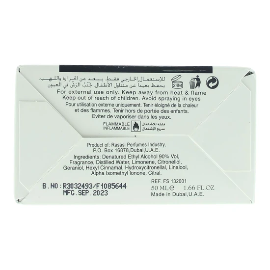 Rasasi Faqat Lil Rijal Eau De Parfum 50ml