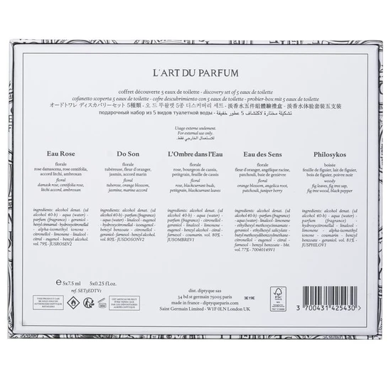 Diptyque Discovery Set 5x7.5ml