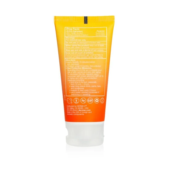 Derma E Sun Defence Clear Zinc Oil Free Sunscreen SPF 30 Face 56g