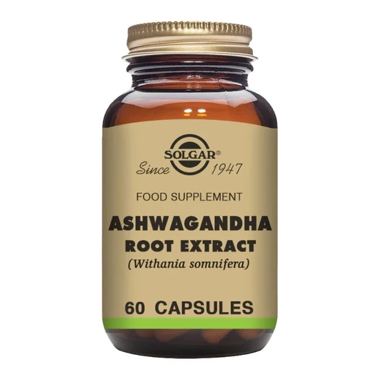 Solgar Botanical & Herb Ashwagandha Root Extract Vegetable Capsules x60