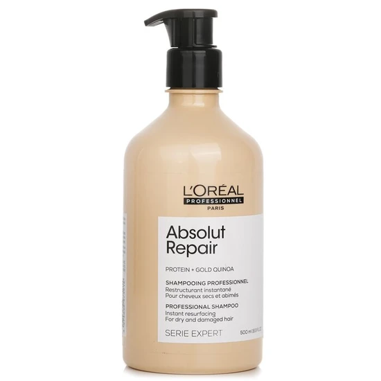 L'Oréal Professionnel Serie Expert Absolut Repair Gold Quinoa + Protein Instant Resurfacing Shampoo 500ml