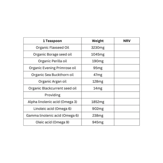 Viridian 100% Organic Woman 40+ Omega Oil 200ml