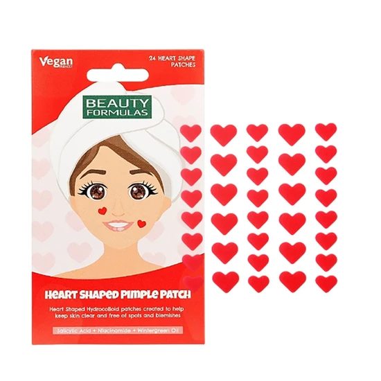 Beauty Formulas Heart Shaped Pimple Patch x24