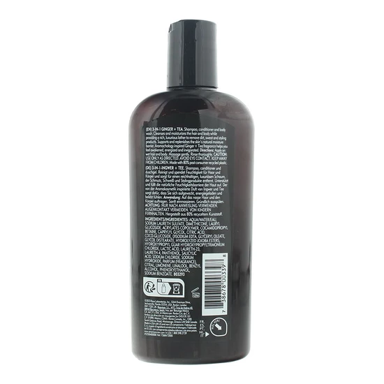 American Crew 3-in-1 Ginger + Tea Shampoo 250ml