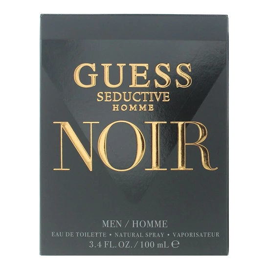 Guess Seductive Pour Homme Noir Eau De Toilette 100ml