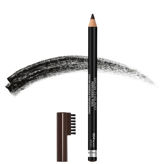 Rimmel Professional Eyebrow Pencil 004 Black Brown
