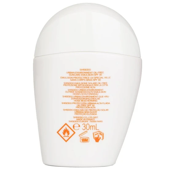 Shiseido Urban Environment Age Defence Oil-Free SPF 30 30ml