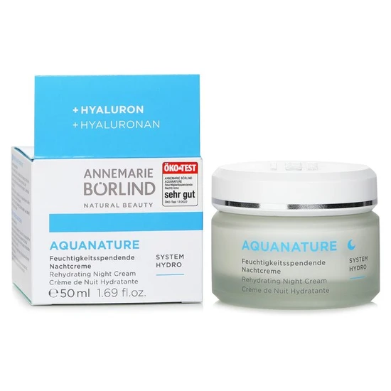 Annemarie Borlind Aquanature System Hydro Rehydrating Night Cream For Dehydrated Skin 50ml