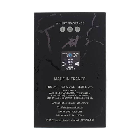 Evaflor Whisky Black Op Eau De Toilette 100ml