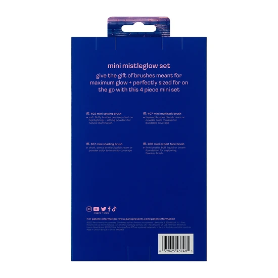 Real Techniques Mini Mistleglow Brush Set