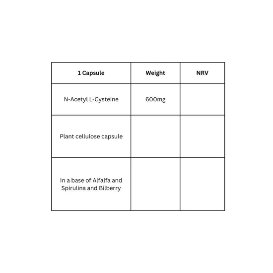 Viridian High Potency NAC Capsules 60 Capsules