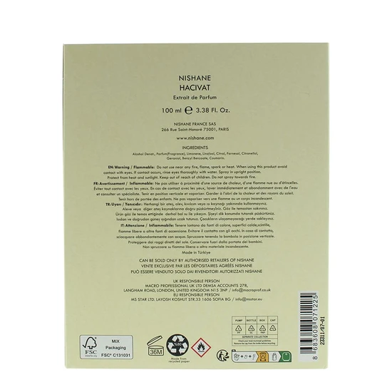Nishane Hacivat Extrait De Parfum 100ml