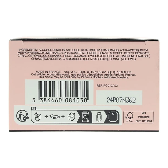 Rochas Mademoiselle Rochas Eau De Parfum 30ml