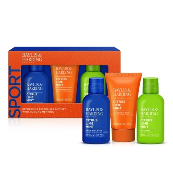 Baylis & Harding Citrus, Lime & Mint Men's Invigorating Shower Trio Gift Set