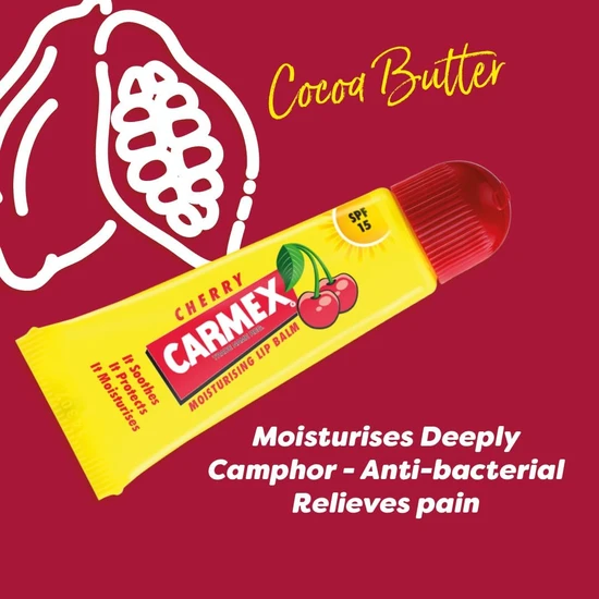 Carmex Classic Lip Balm Tube Cherry