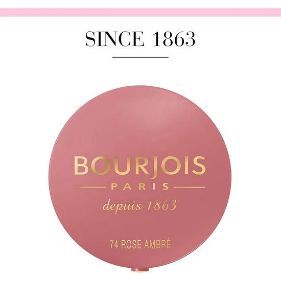 Bourjois Little Round Pot Blusher 74 Rose Amber