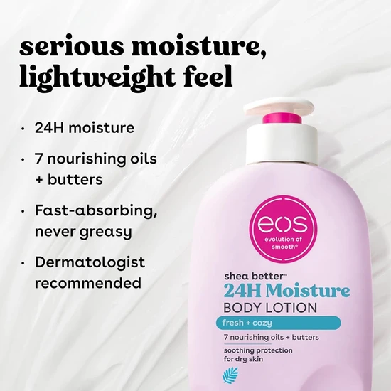 Eos Shea Better 24h Moisture Fresh & Cozy Body Lotion 473ml