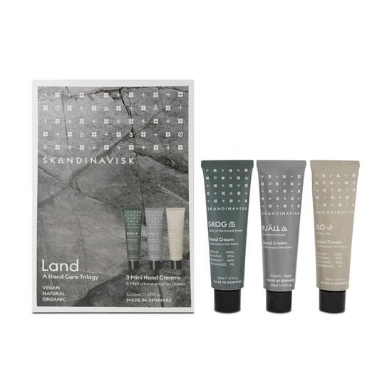 SKANDINAVISK Land 3 Mini Hand Creams Set 3 x 30ml
