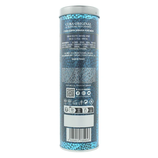 Cuba Copacabana For Men Eau De Toilette 100ml