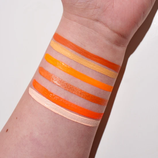 Glisten Cosmetics Orange 4 Pan Palette Eyeliner