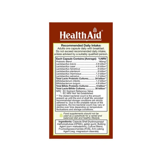 Health Aid Mood Probio Capsules 30 Capsules