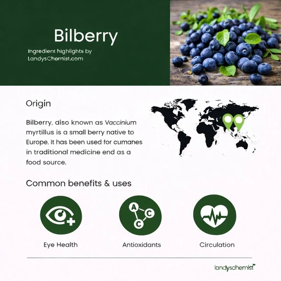 Swanson Lutein & Bilberry Softgels 60 Softgels