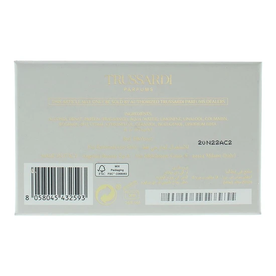 Trussardi Walking In Porta Venezia Eau De Parfum 100ml