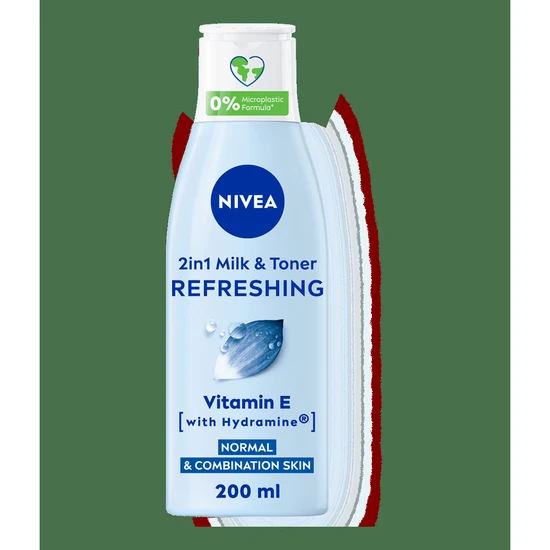 Nivea Refreshing 2-In-1 Milk & Toner 200ml