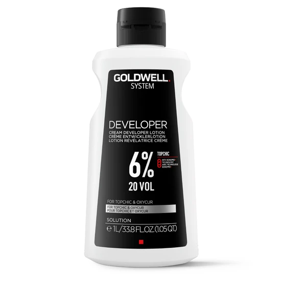 Goldwell Topchic System Lotion Developer Peroxide 2% 6% & 12% 1 L / 2 % 7 Vol