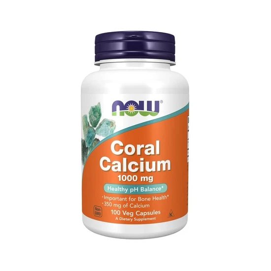 NOW Foods Coral Calcium 1000mg Capsules 100 Capsules