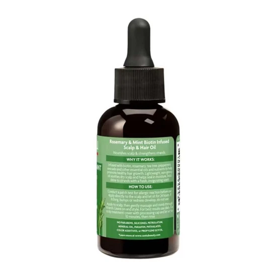 Cantu Rosemary & Mint Hair & Scalp Oil 59ml