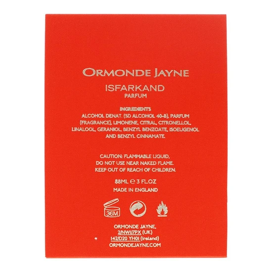 Ormonde Jayne Isfarkand Parfum 88ml