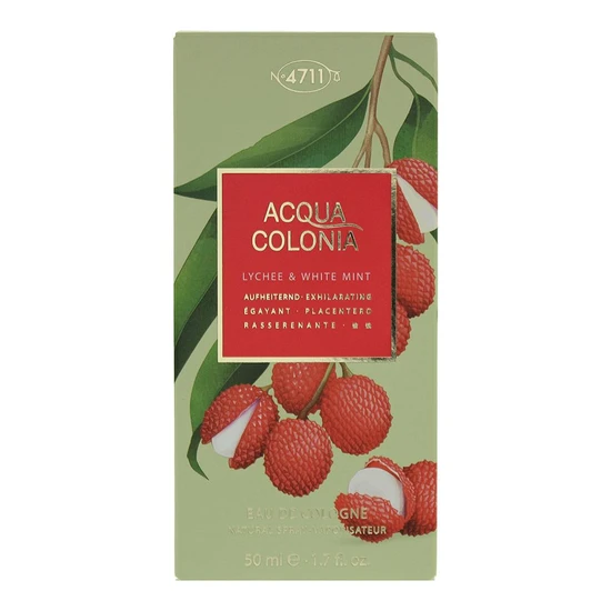 4711 Acqua Colonia Lychee & White Mint Eau De Cologne 50ml