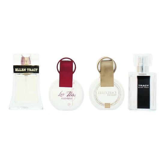 Ellen Tracy Eau De Parfum Gift Set Classic, Bronze, Tracy, Love Notes 15ml x 4