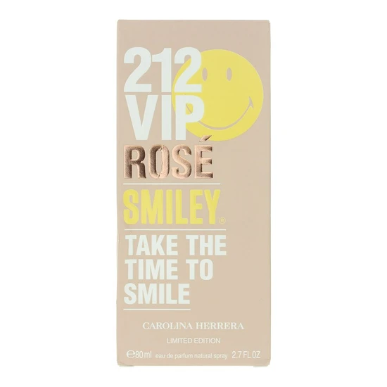 Carolina Herrera 212 VIP Rose Smiley Eau De Parfum 80ml