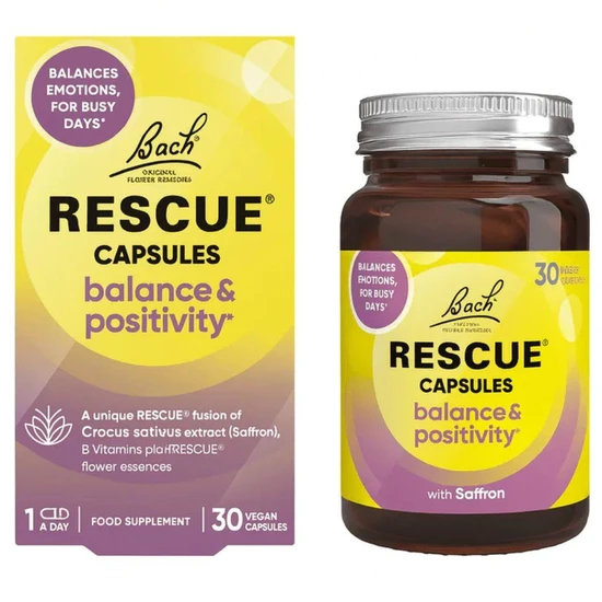 Bach Rescue Balance & Positivity Capsules 30 Capsules