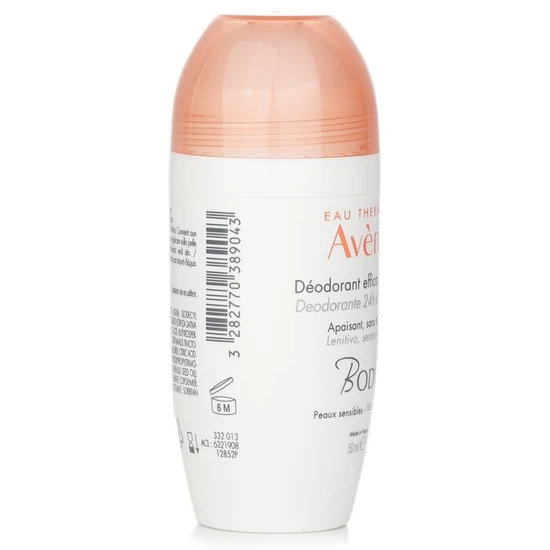Avène Body Deodorant Efficacite 24h Roll-On 50ml