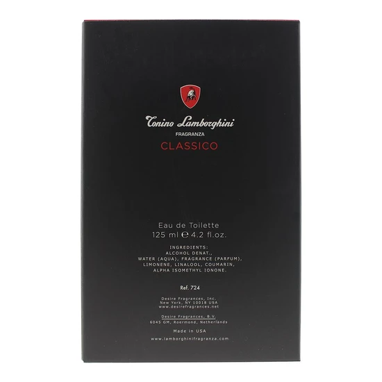 Lamborghini Classico Eau De Toilette 125ml