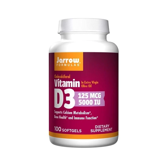 Jarrow Formulas Vitamin D3 5000 IU - 100 softgels