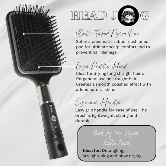 Head Jog Large Paddle Brush No.34