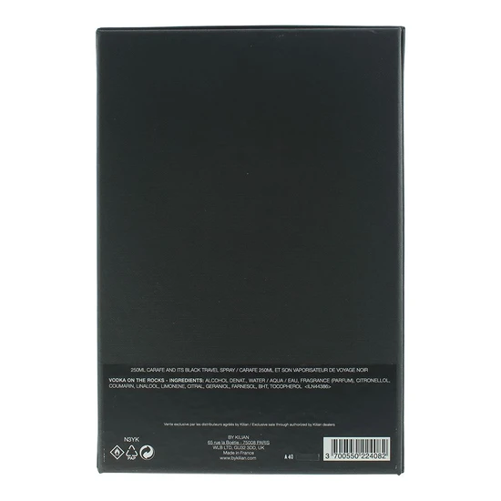 Kilian Vodka On The Rocks Carafe Eau De Parfum 250ml