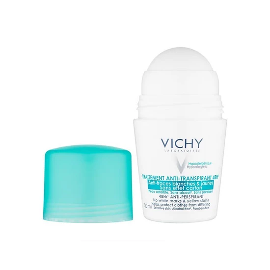 Vichy 48hr Anti-Perspirant Roll On No Marks 2x50ml