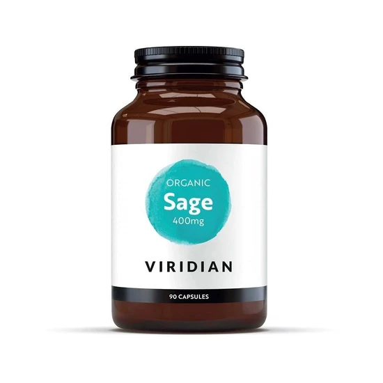 Viridian Organic Sage 400mg Capsules 90 Capsules