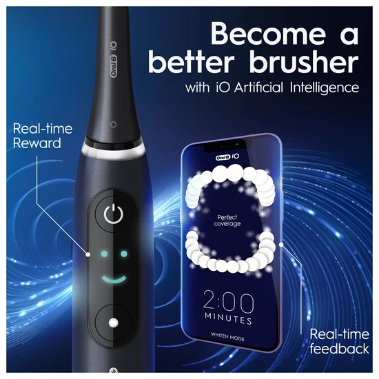 Oral B iO 8 Black Electric Toothbrush Limited Edition