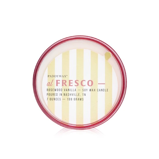 Paddywax Al Fresco Candle Rosewood Vanilla 198g