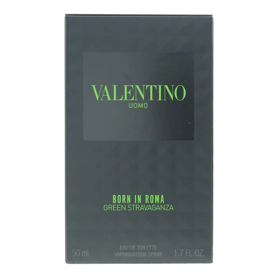 Valentino Uomo Born In Roma Green Stravaganza Eau De Toilette 50ml