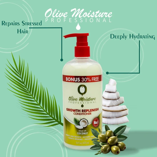 Olive Moisture Professional Growth Replenish Conditioner 473ml