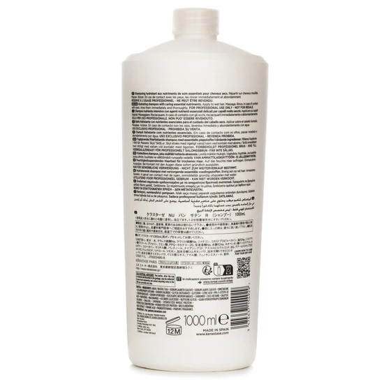 Kérastase Nutritive Bain Satin Hydrating Shampoo With Essential Nutriments Dry Hair 1000ml